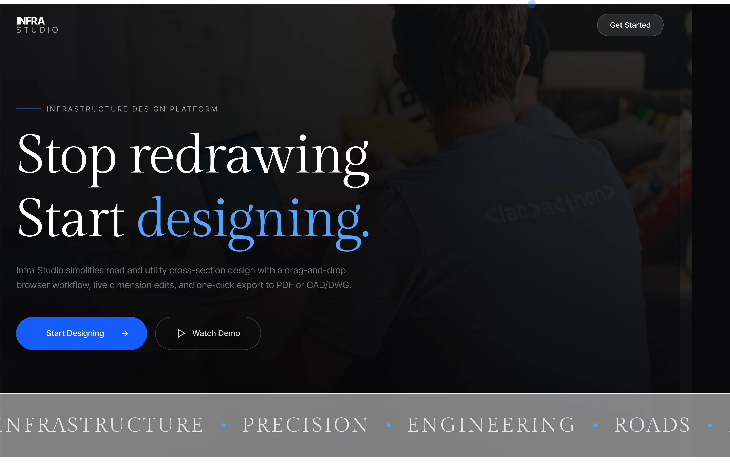 Desktop product screen