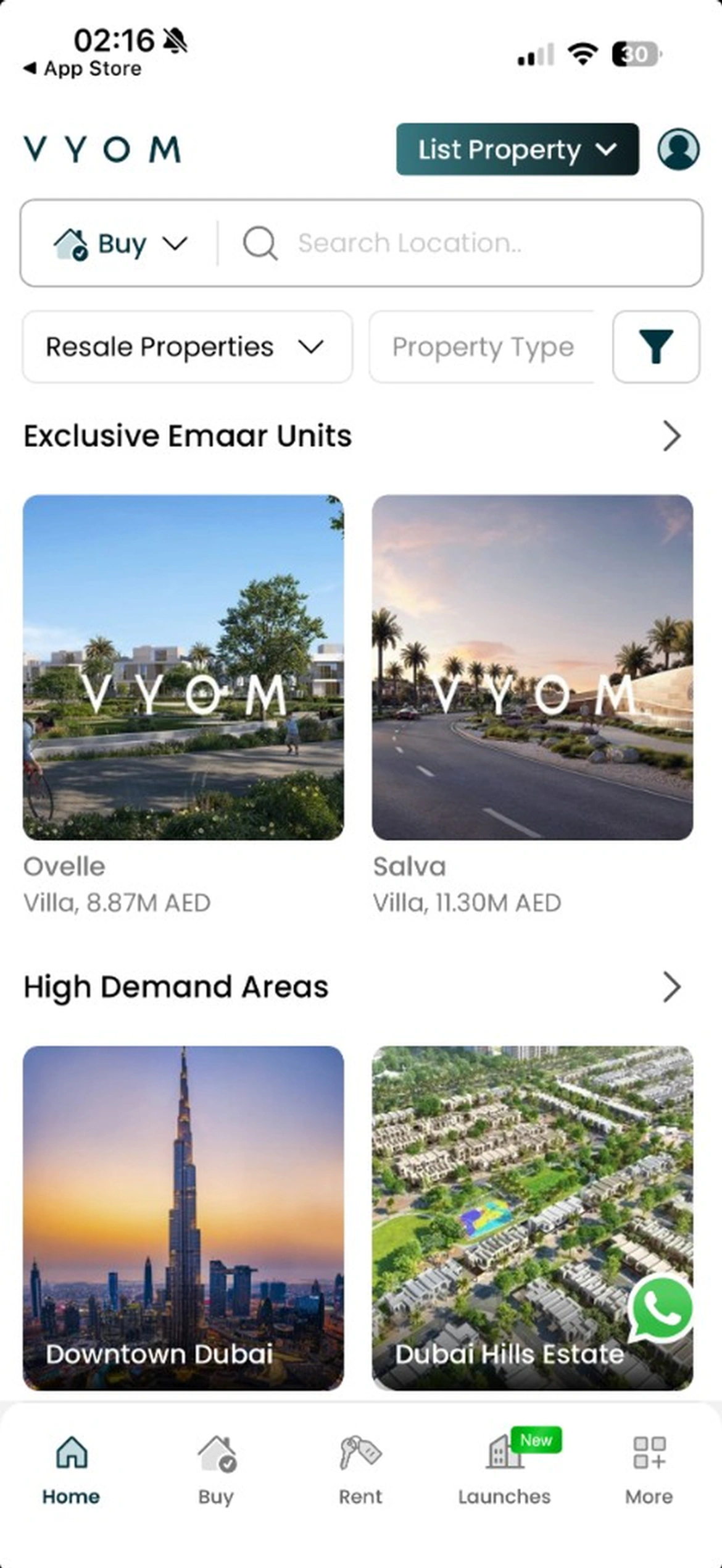 Mobile product screen